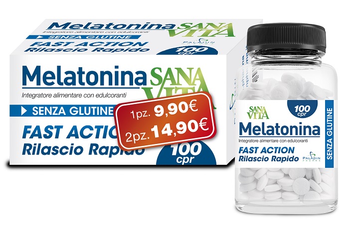 SANAVITA MELATONINA 100 COMPRESSE - Farmacia Del Monaco