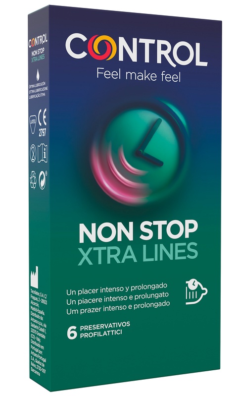 CONTROL NON STOP XTRA LINES 6 PEZZI - Farmacia Del Monaco