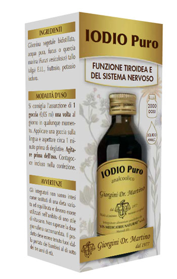 IODIO PURO ANALCOLICO 100 ML - Farmacia Del Monaco