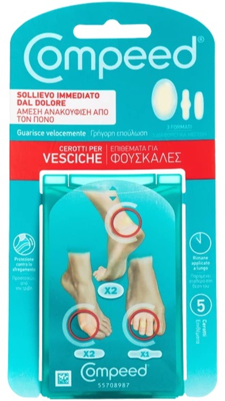 COMPEED CEROTTI PER VESCICHE MISTO 5 PEZZI - Farmacia Del Monaco