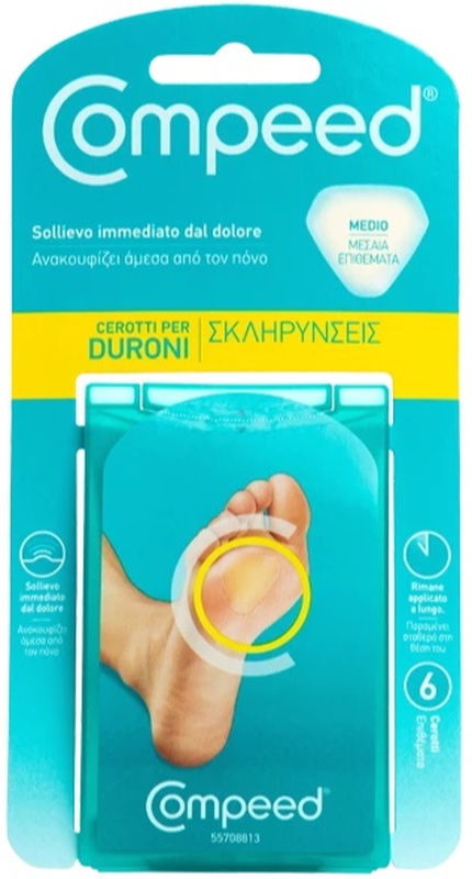 COMPEED CEROTTI PER DURONI MEDIO 6 PEZZI - Farmacia Del Monaco