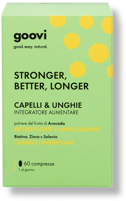 GOOVI CAPELLI&UNGHIE 60 COMPRESSE - Farmacia Del Monaco