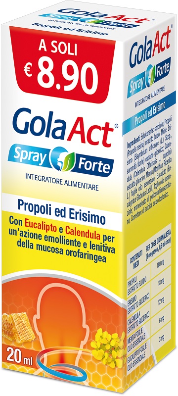 GOLA ACT SPRAY FORTE 20 ML - Farmacia Del Monaco
