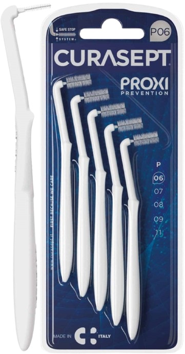CURASEPT PROXI ANGLE P06 BIANCO/WHITE 5 PEZZI - Farmacia Del Monaco
