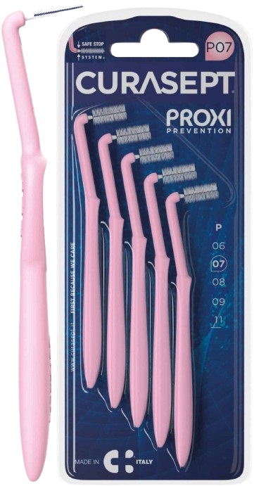 CURASEPT PROXI ANGLE P07 ROSA/PINK 5 PEZZI - Farmacia Del Monaco