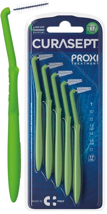 CURASEPT PROXI ANGLE P09 VERDE CHIARO/LIGHT GREEN 5 PEZZI - Farmacia Del Monaco