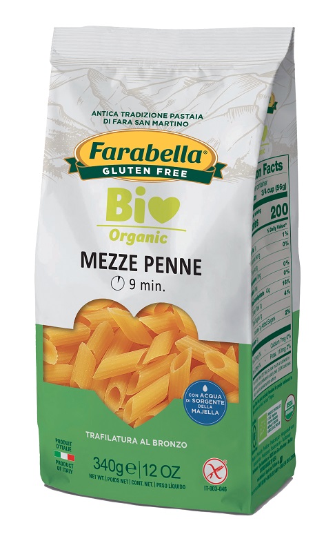 FARABELLA BIO MEZZE PENNE MAIS RISO 340 G - Farmacia Del Monaco