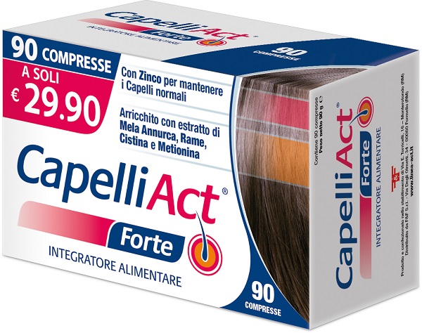 CAPELLI ACT FORTE 90 COMPRESSE - Farmacia Del Monaco