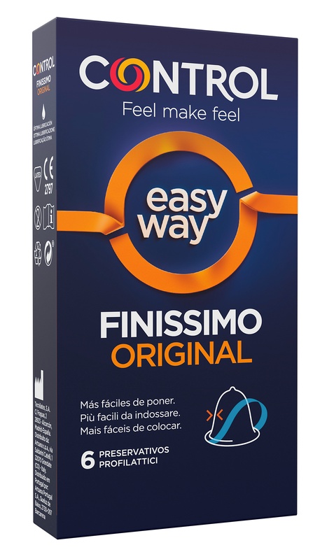 PROFILATTICO CONTROL EASY WAY FINISSIMO ORIGINAL 6 PEZZI - Farmacia Del Monaco