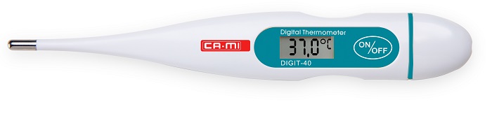 TERMOMETRO DIGITALE DIGIT 40 A 40 SECONDI CON PUNTA RIGIDA - Farmacia Del Monaco
