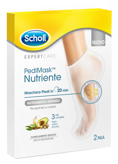 SCHOLL EXPERTCARE PEDIMASK NUTRIENTE 3 OILS COMPLEX - Farmacia Del Monaco