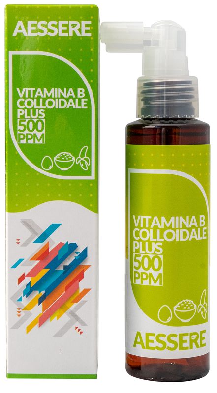 VITAMINA B COLLOIDALE PLUS SPRAY 500PPM 100 ML - Farmacia Del Monaco