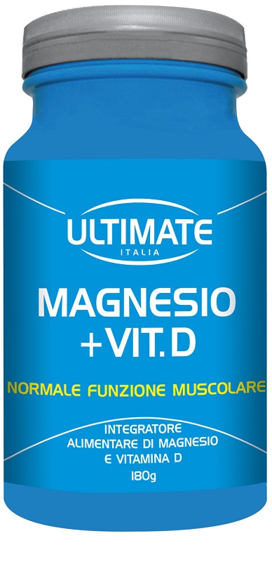ULTIMATE MAGNESIO+VIT D 180 G - Farmacia Del Monaco