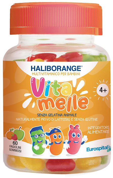 HALIBORANGE VITAMELLE 60 JELLY BEANS DA 1,44 G - Farmacia Del Monaco