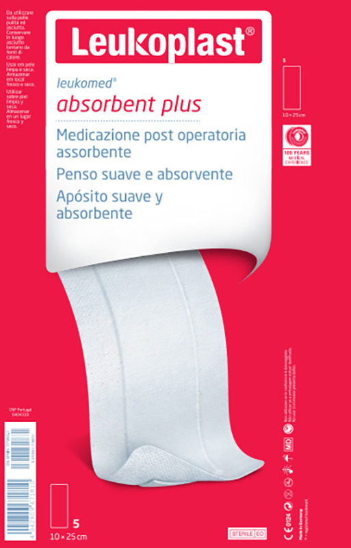 LEUKOMED MEDICAZIONE POST-OPERATORIA IN TESSUTO NON TESSUTO 10 X 25 CM - Farmacia Del Monaco
