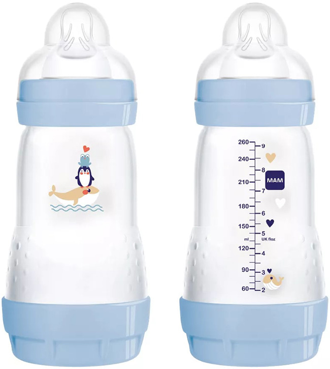MAM BIBERON EASY START 260 ML 2+ TETTARELLA 2 MASCHIO - Farmacia Del Monaco
