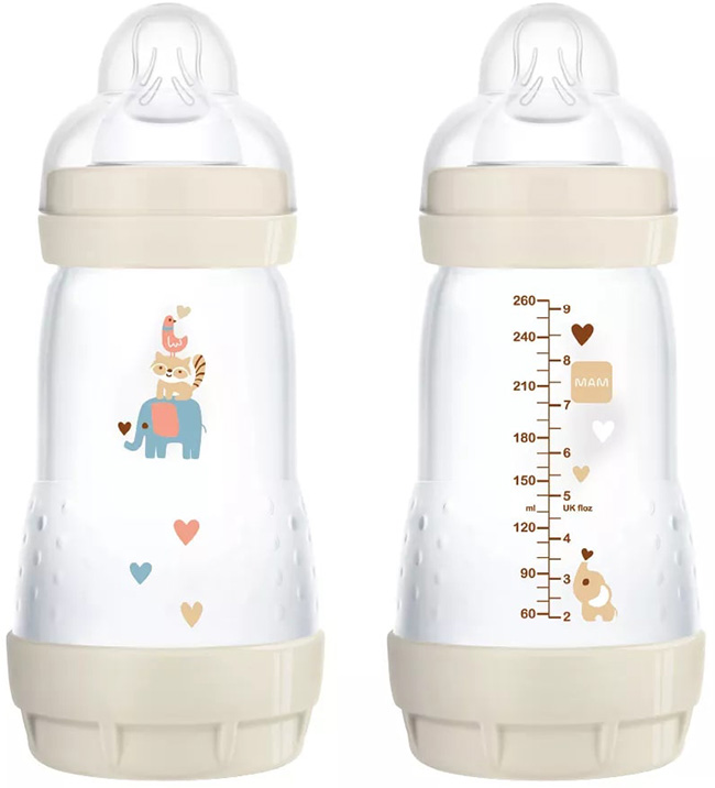MAM BIBERON EASY START 260 ML 2+ TETTARELLA 2 NEUTRO - Farmacia Del Monaco