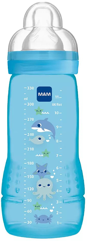 MAM EASY ACTIVE BIBERON 4+ 330 ML TETTARELLA 3 MASCHIO - Farmacia Del Monaco