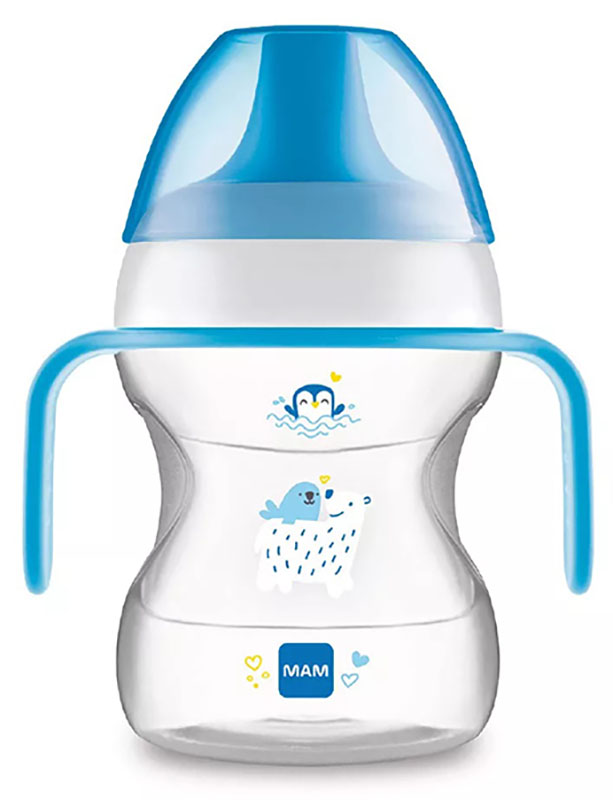 MAM LEARN TO DRINK CUP 190 ML 6+ BECCUCCIO RIGIDO MASCHIO - Farmacia Del Monaco