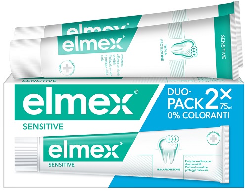 ELMEX SENSITIVE DENTIFRICIO BITUBO 2X75 ML - Farmacia Del Monaco