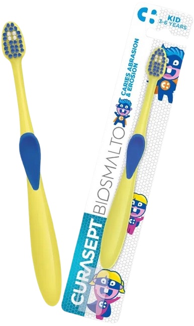 CURASEPT SPAZZOLINO BIOSMALTO KIDS 3-6 ANNI - Farmacia Del Monaco