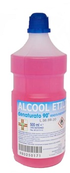 ALCOOL ETILICO DENATURATO 500 ML - Farmacia Del Monaco