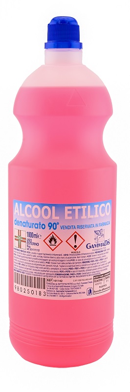 ALCOOL ETILICO DENATURATO 90 GRADI 1 LITRO - Farmacia Del Monaco
