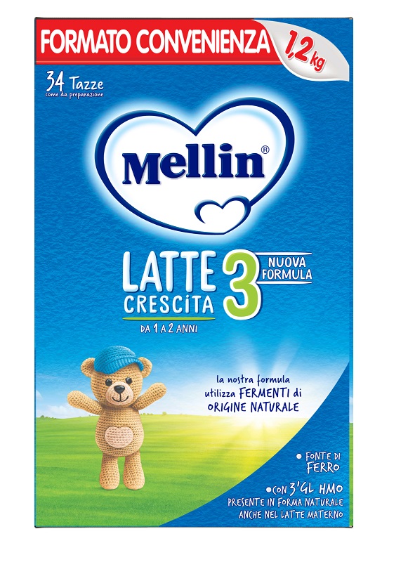 MELLIN LATTE CRESCITA 3 1,2 KG - Farmacia Del Monaco