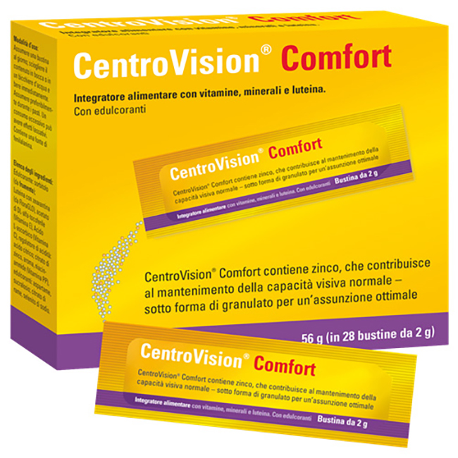 CENTROVISION COMFORT 28 BUSTINE GUSTO ARANCIA - Farmacia Del Monaco