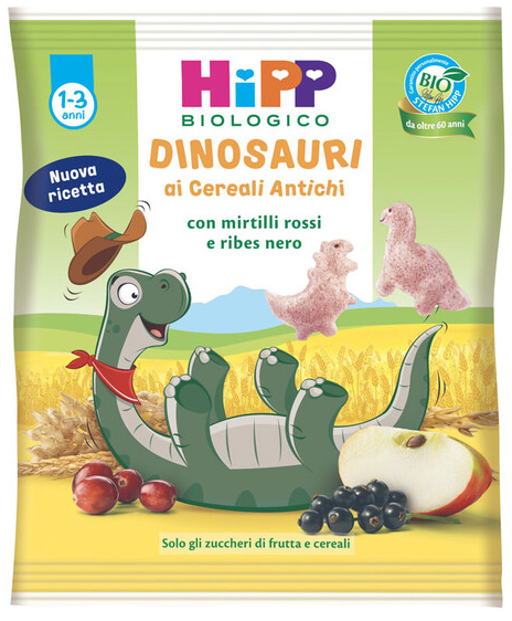 HIPP BIO DINOSAURI CEREALI ANTICHI 30 G - Farmacia Del Monaco