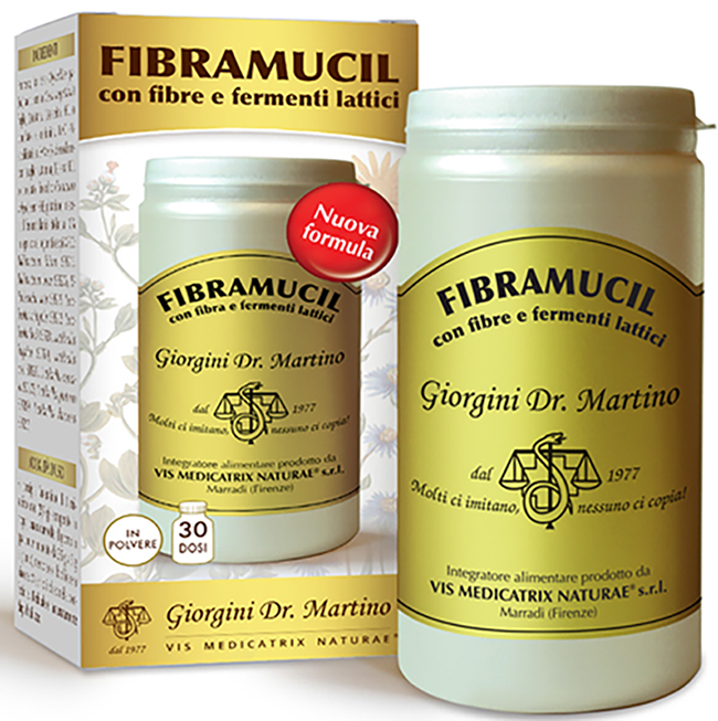 FIBRAMUCIL CON FIBRE E FERMENTI LATTICI POLVERE 120 G - Farmacia Del Monaco