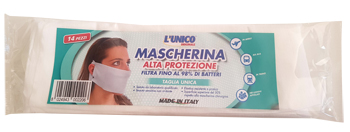 L'UNICO ORIGINALE MASCHERINA IN TESSUTO NON TESSUTO 14 PEZZI - Farmacia Del Monaco