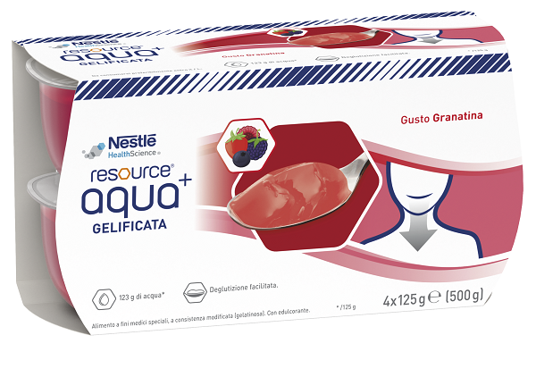 RESOURCE AQUA ACQUA GELIFICATA+GRENADA CUP 6 4X125 G - Farmacia Del Monaco