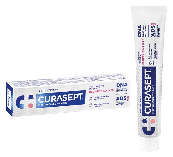 CURASEPT DENTIFRICIO 0,20 75 ML ADS+DNA - Farmacia Del Monaco