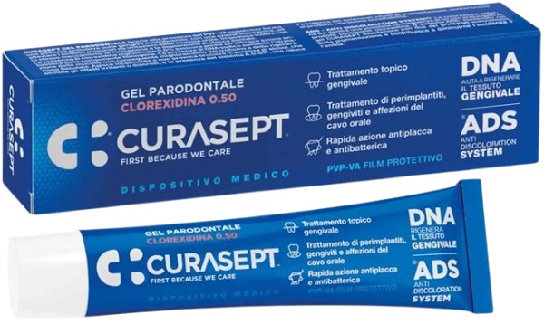 CURASEPT GEL PARODONTALE 0,5% 30 ML ADS + DNA - Farmacia Del Monaco
