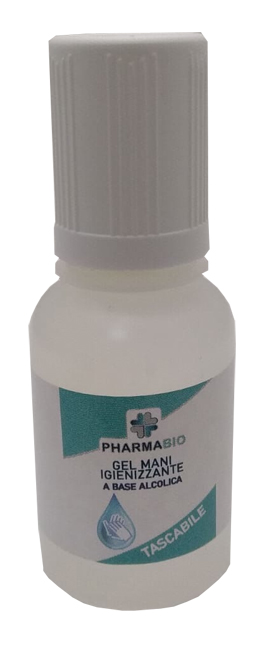 PHARMABIO GEL IGIENIZZANTE MANI A BASE ALCOLICA TASCABILE 20 ML - Farmacia Del Monaco