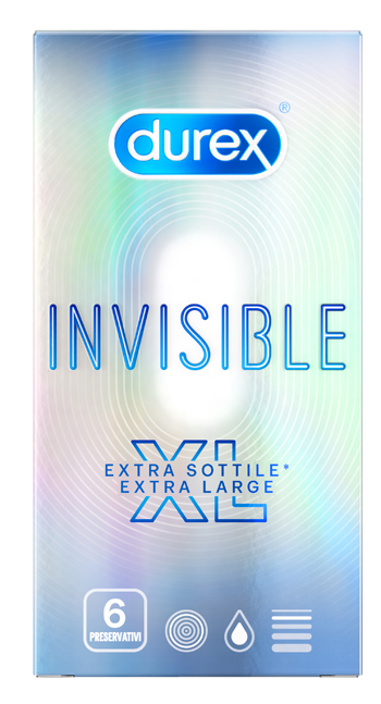 PROFILATTICO DUREX INVISIBLE XL 6 PEZZI - Farmacia Del Monaco