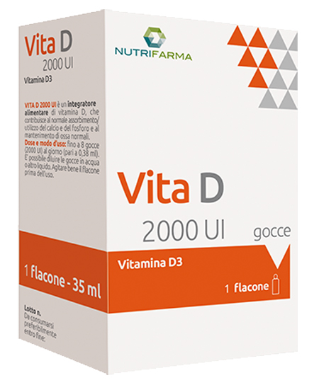 VITA D 2000UI GOCCE 35 ML - Farmacia Del Monaco