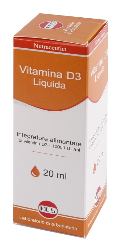VITAMINA D LIQUIDA 20 ML 10000UI/ML - Farmacia Del Monaco