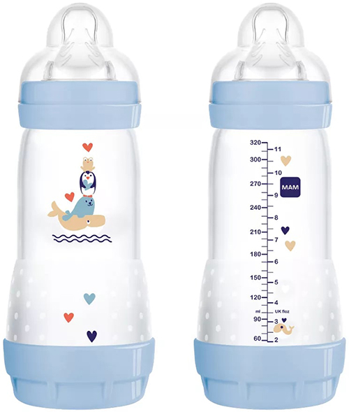MAM BIBERON EASY START 320 ML 4+ TETTARELLA 3 MASCHIO - Farmacia Del Monaco