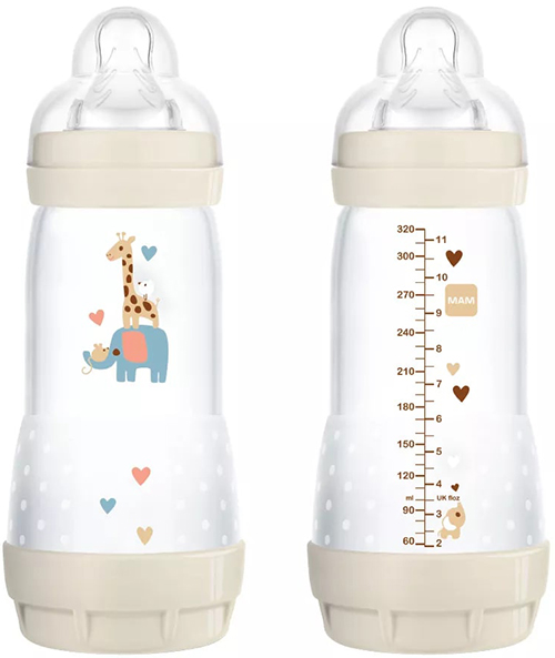 MAM BIBERON EASY START 320 ML 4+ TETTARELLA 3 NEUTRO - Farmacia Del Monaco
