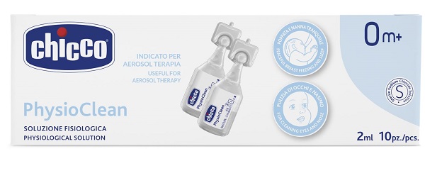 CHICCO SOLUZIONE PHYSIOCLEAN 2 ML 10 PEZZI - Farmacia Del Monaco