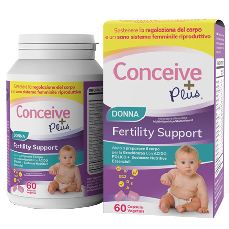 CONCEIVE PLUS SUPPORTO FERTILITA' FEMMINILE 60 CAPSULE - Farmacia Del Monaco