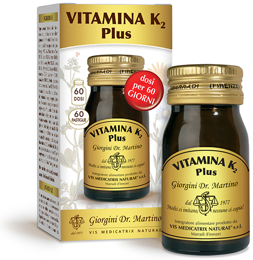VITAMINA K2 PLUS 60 PASTIGLIE - Farmacia Del Monaco