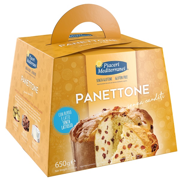 PIACERI MEDITERRANEI PANETTONE SENZA CANDITI 650 G - Farmacia Del Monaco