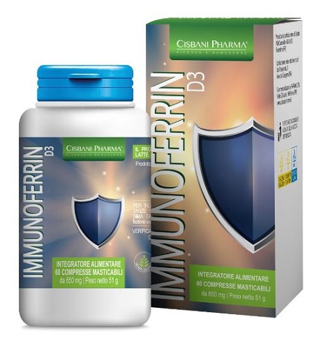 IMMUNOFERRIN D3 60 COMPRESSE OROSOLUBILI - Farmacia Del Monaco