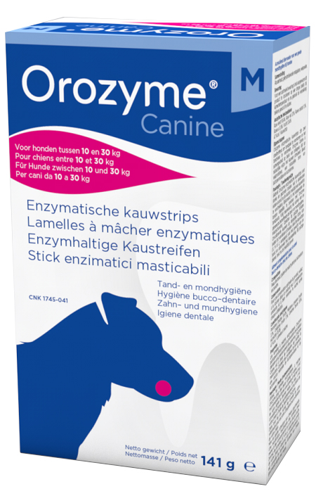 OROZYME CANINE STRISCE ENZIMATICHE MASTICABILI PER CANI DI TAGLIA MEDIA - Farmacia Del Monaco