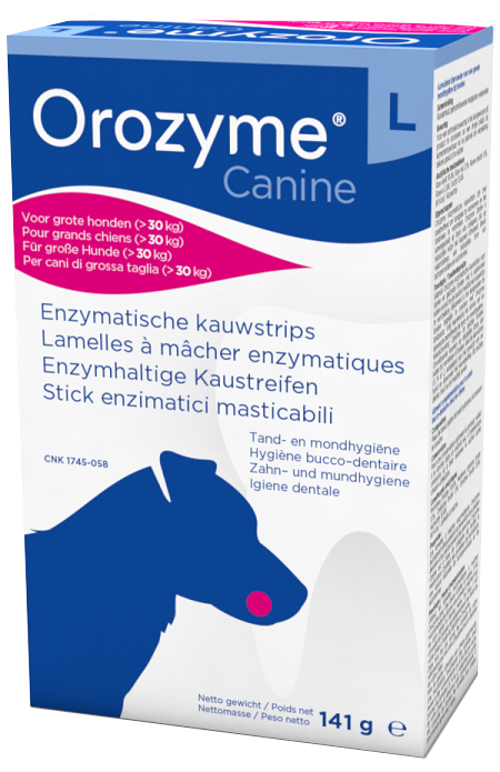 OROZYME CANINE STRISCE ENZIMATICHE MASTICABILI PER CANI DI TAGLIA GRANDE - Farmacia Del Monaco
