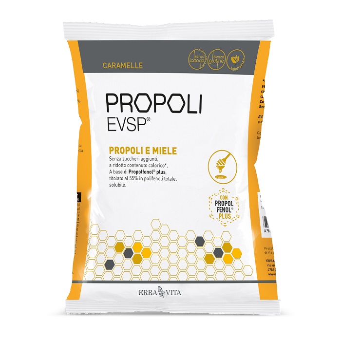 PROPOLI EVSP CARAMELLE PROPOLI MIELE 65 G - Farmacia Del Monaco