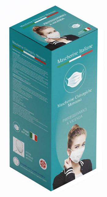 MASCHERINA CHIRURGICA MASK-1 TIPO 1 1 PEZZO - Farmacia Del Monaco